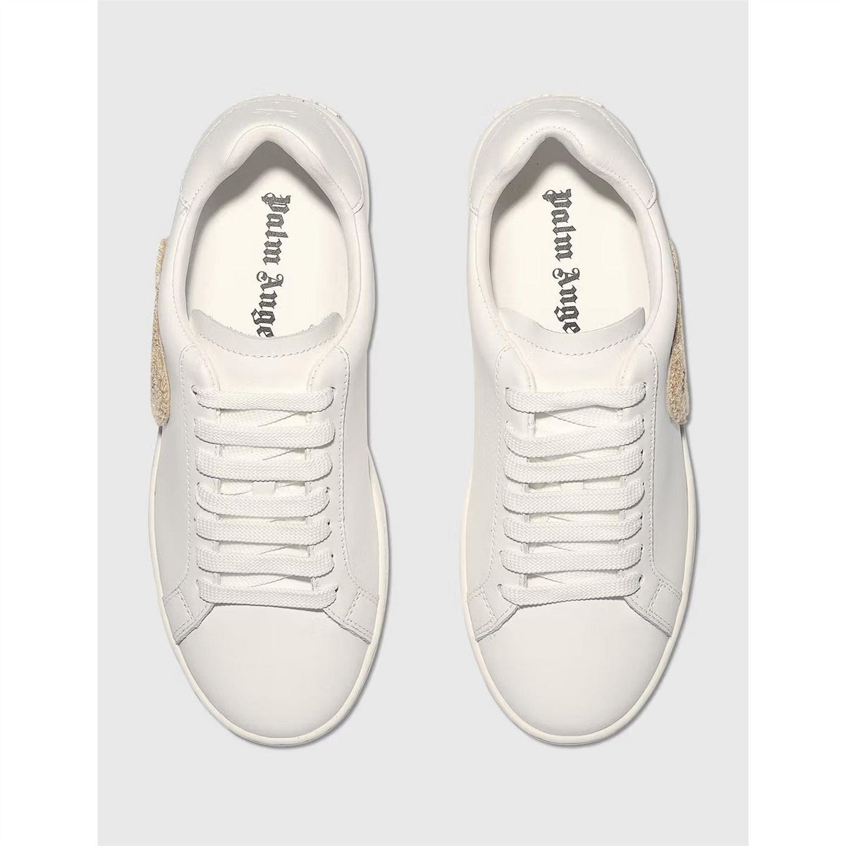 Palm Angels Womens New Teddy Bear Tennis Court Trainers