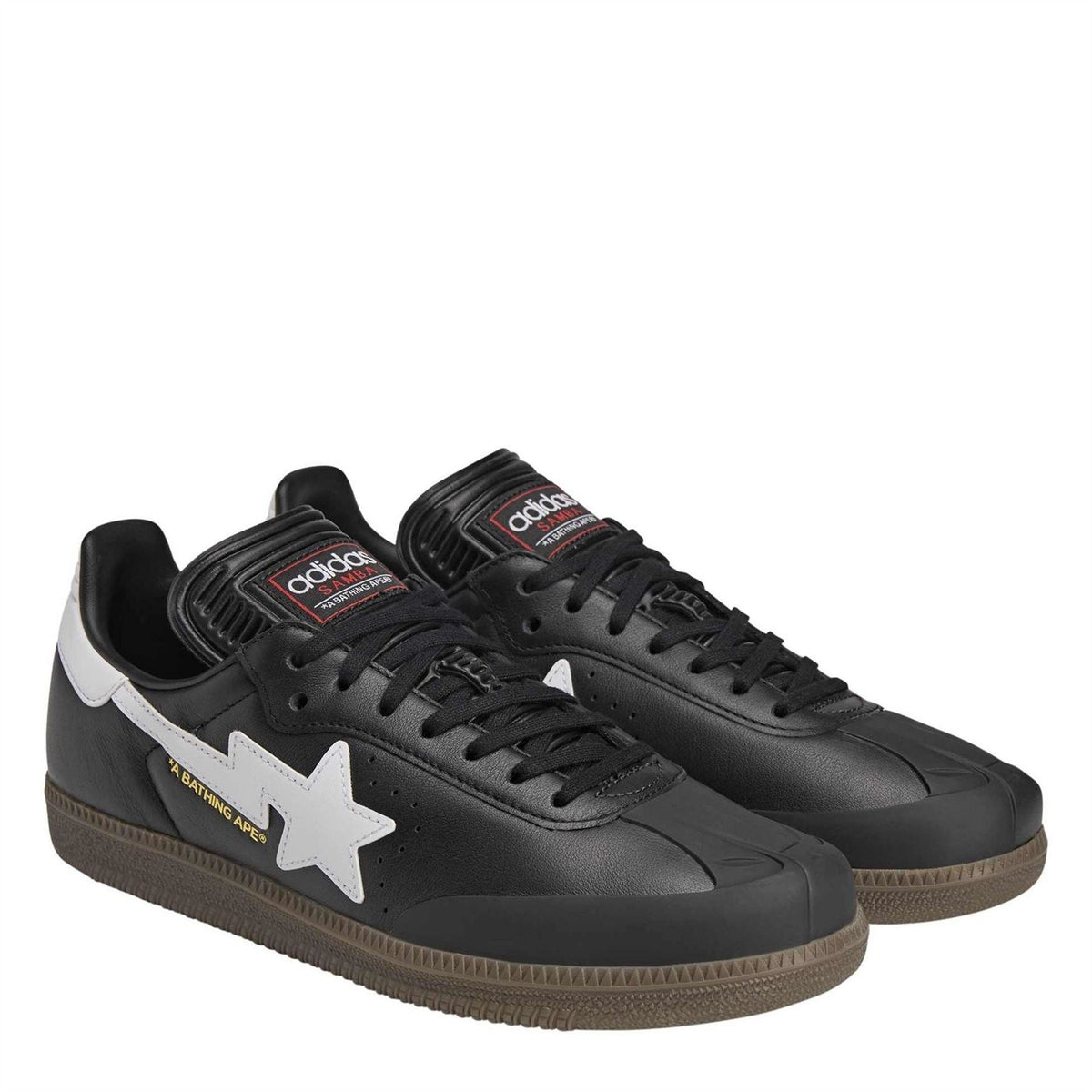 adidas Originals Bape Samba Low Top Canvas Sneakers