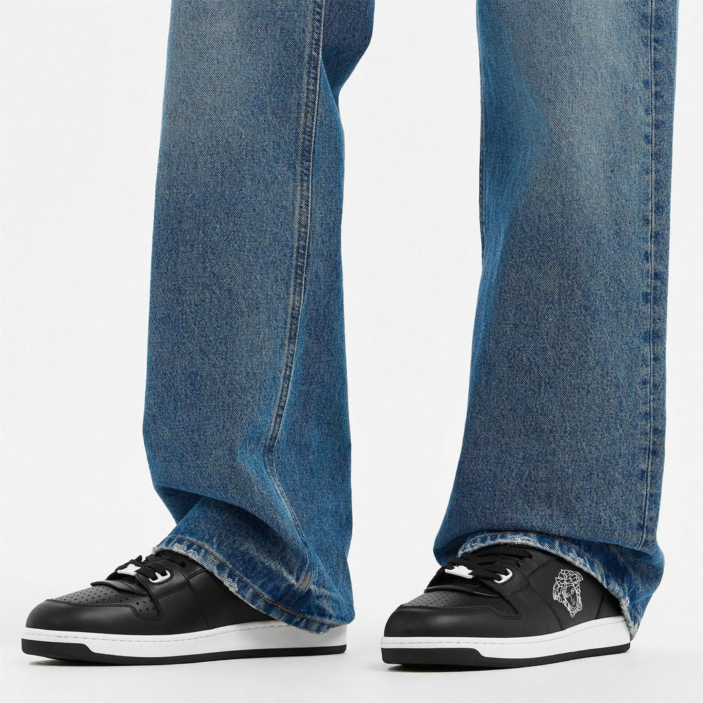 Versace Mens Medusa Sneak Low Top Trainers