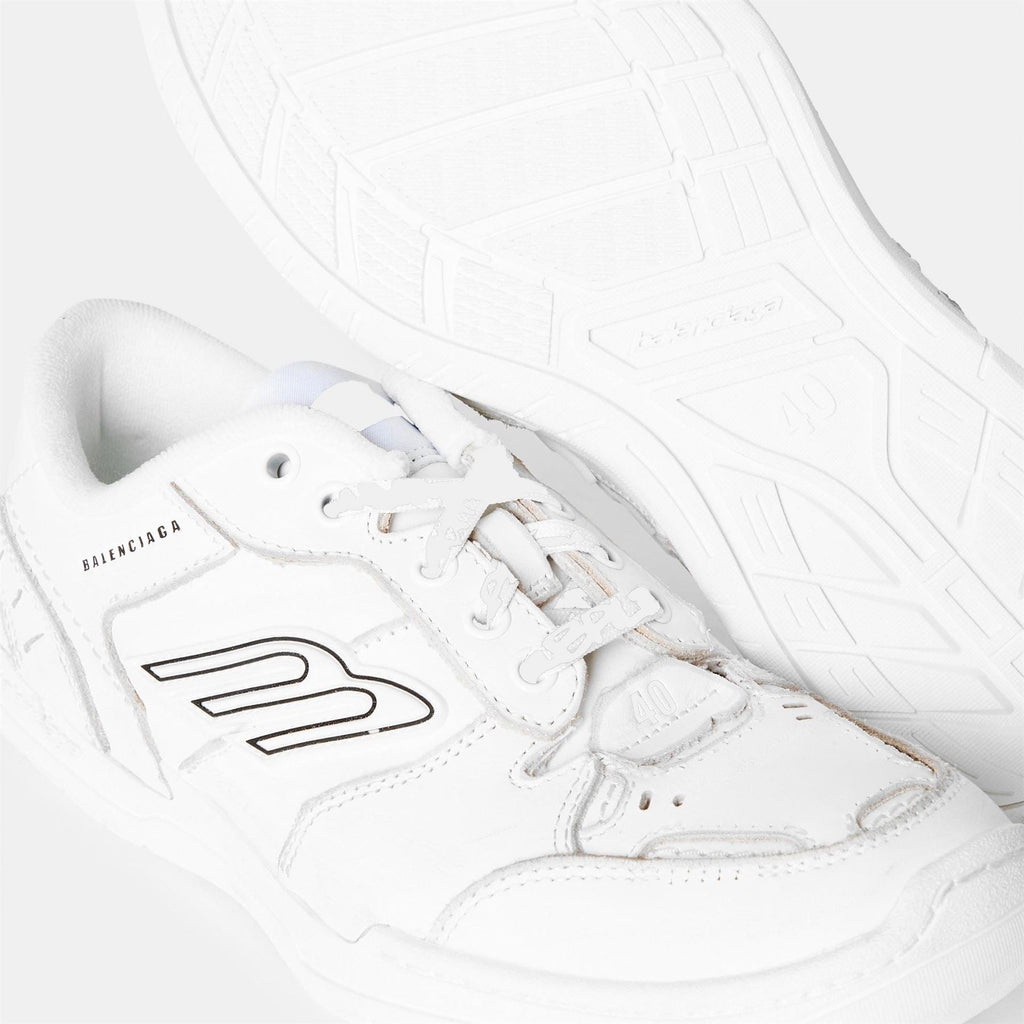 Balenciaga Womens Bal Hamptons Low Top Trainers