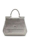 Dolce Gabbana Kim Dolcegabbana Small Sicily Satin Top Handle Bag