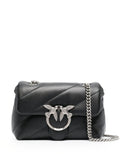 Pinko Mini Love Puff Leather Shoulder Bag