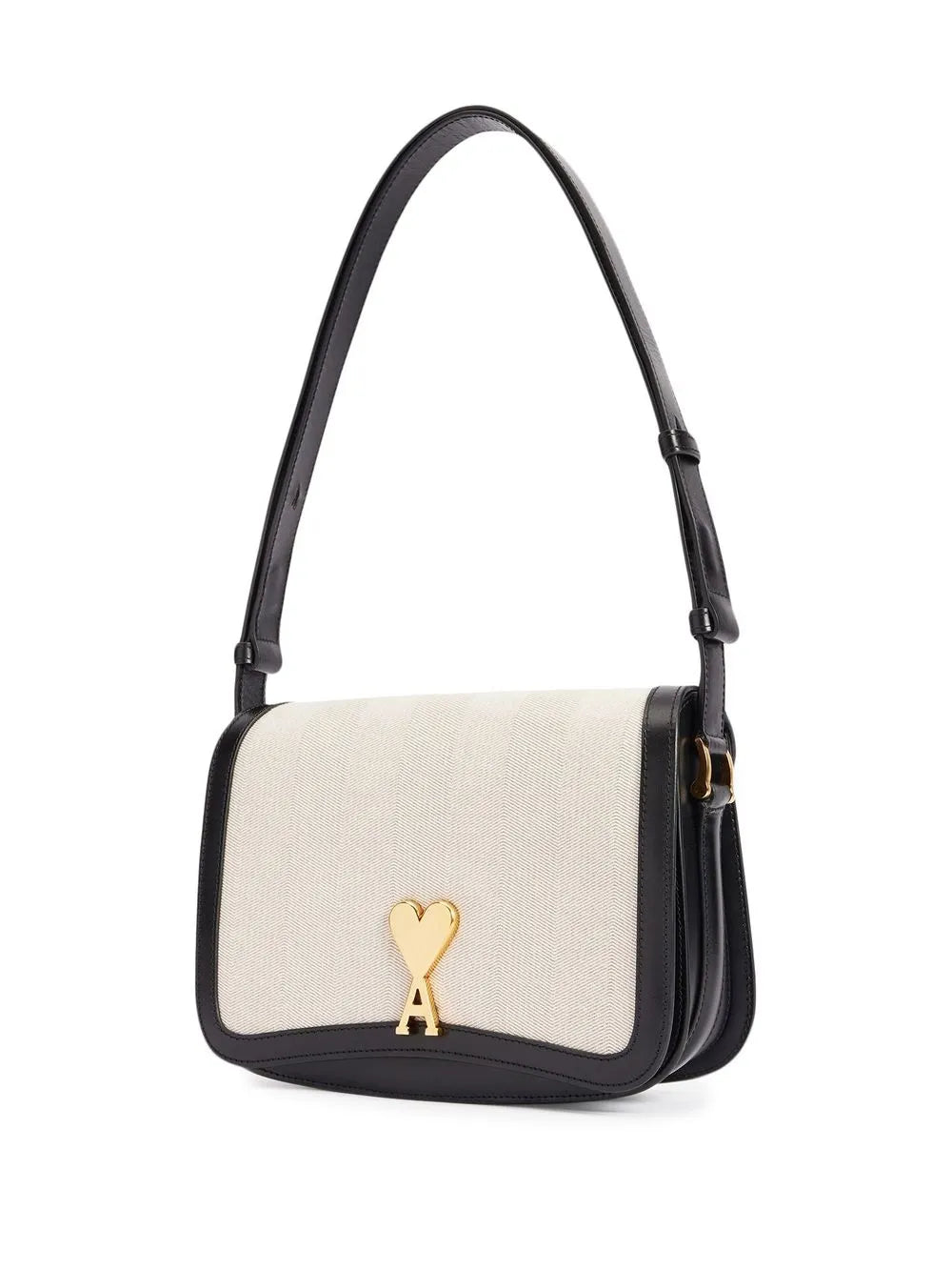 Ami Paris Two Tone Shoulder Bag