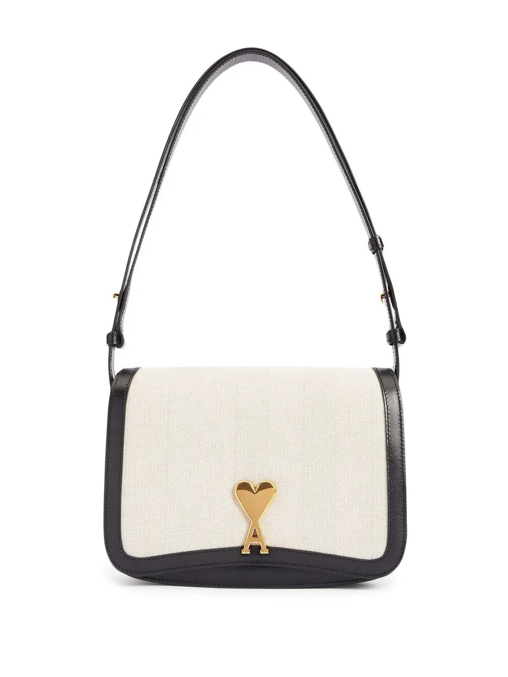 Ami Paris Two Tone Shoulder Bag
