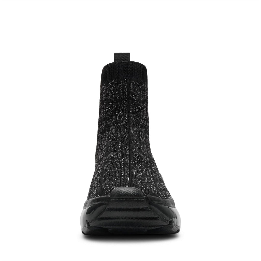 Steve Madden Flyby Abstract Patterned Sock Trainers