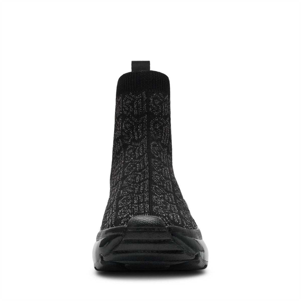 Steve Madden Flyby Abstract Patterned Sock Trainers