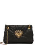 Dolce Gabbana Medium Devotion Soft Shoulder Bag