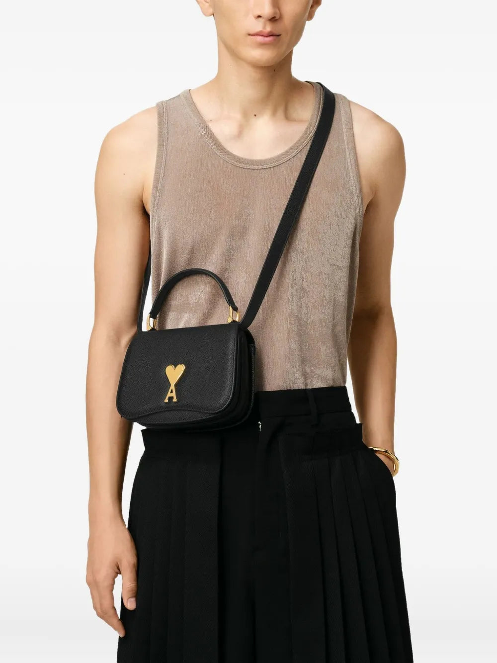 Ami Paris Paris Paris Shoulder Bag