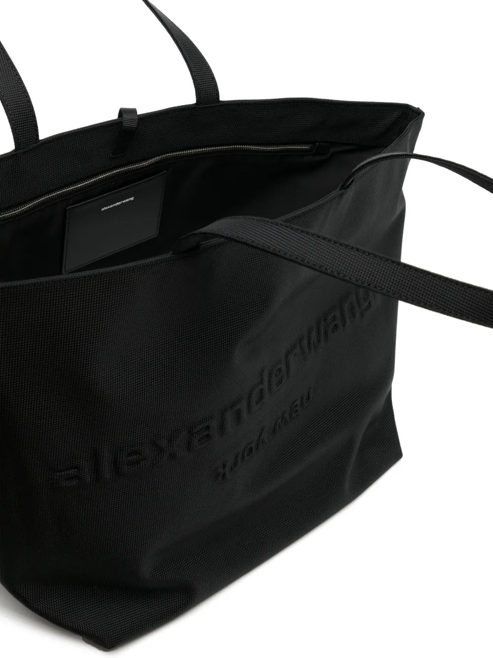 Alexander Wang Punch Logo Embossed Tote Bag