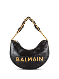 Balmain 1945 Soft Moon Shoulder Bag