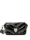 Plein Sport Small Cady Quilted Flap Shoulder Bag