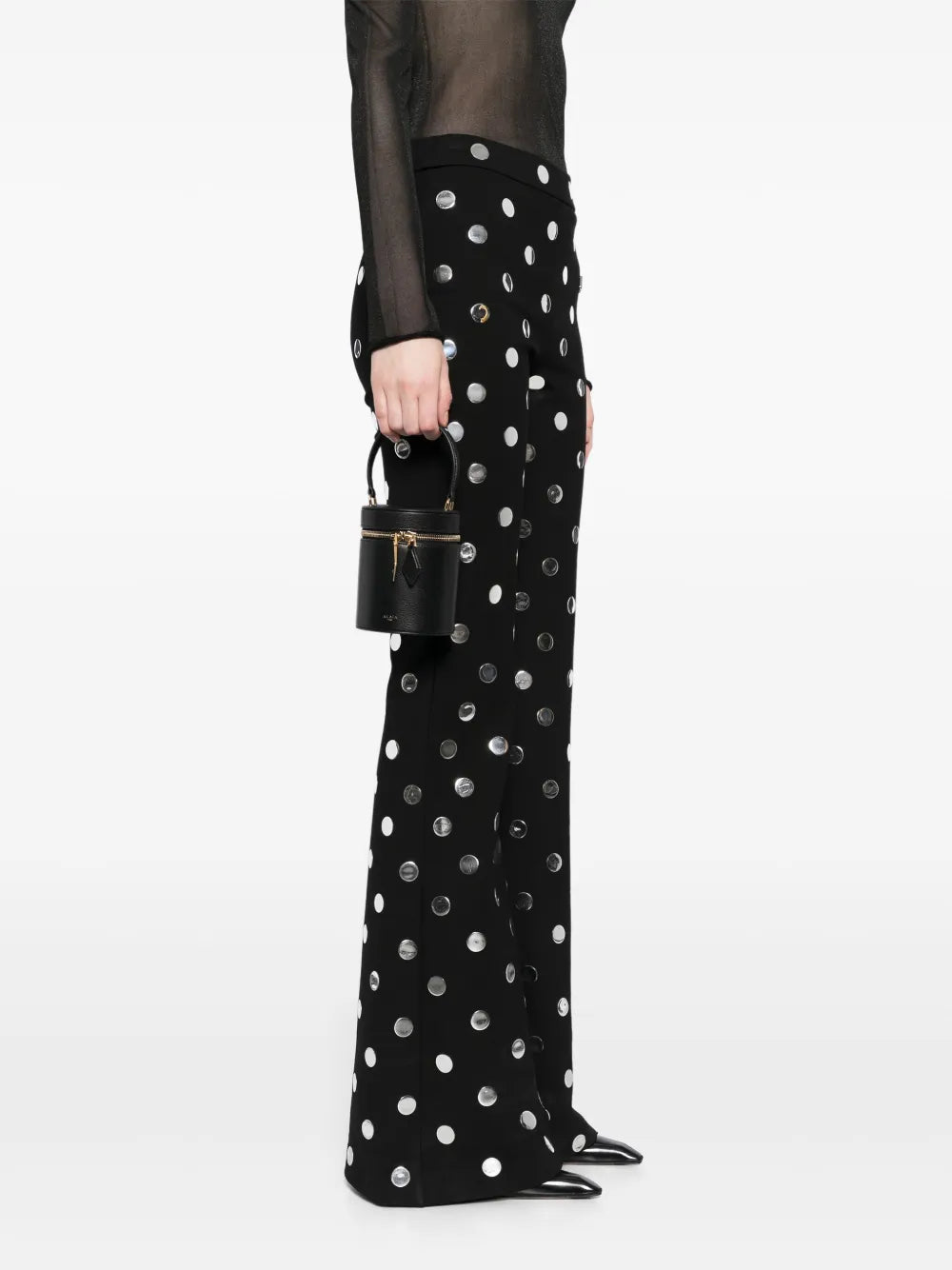 Alaia Shiny Shoulder Bag