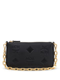 Mcm Logo Debossed Shoulder Bag