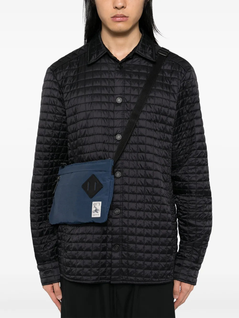 Agnes B Canvas Messenger Bag