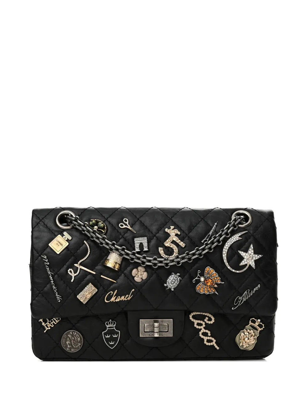 Chanel Pre Owned 2010S 255 Reissue Lucky Charms Shoulder Bag