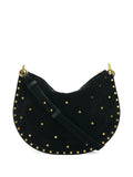 Isabel Marant Oskan Soft Zip Half Moon Shoulder Bag