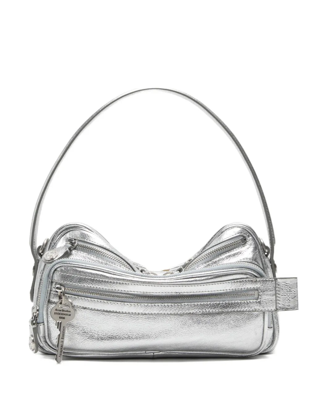 Acne Studios Camero Party Metallic Finish Shoulder Bag