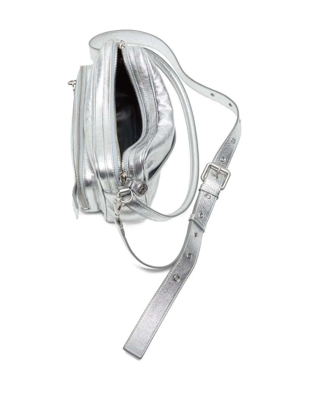 Acne Studios Camero Party Metallic Finish Shoulder Bag