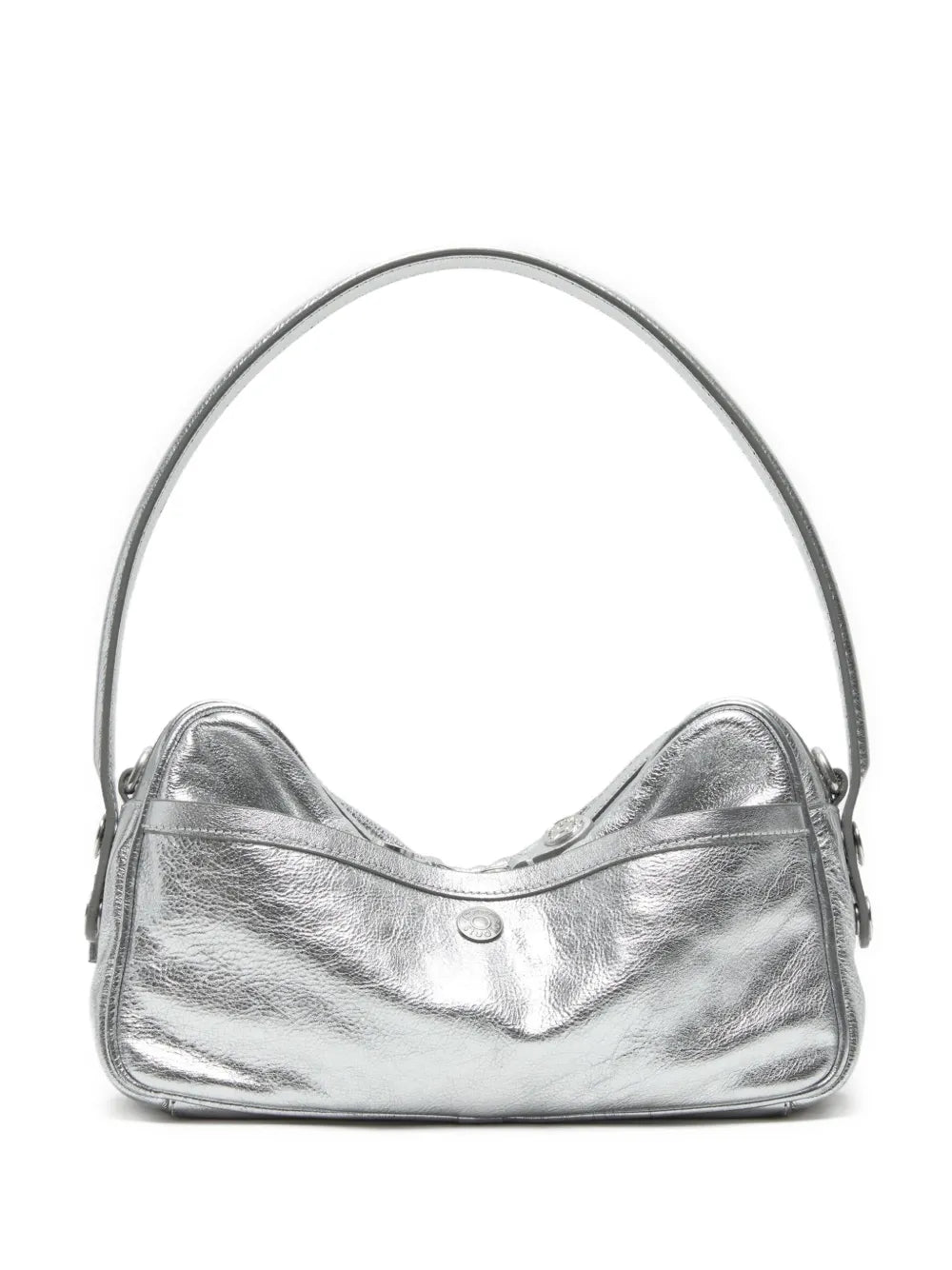 Acne Studios Camero Party Metallic Finish Shoulder Bag