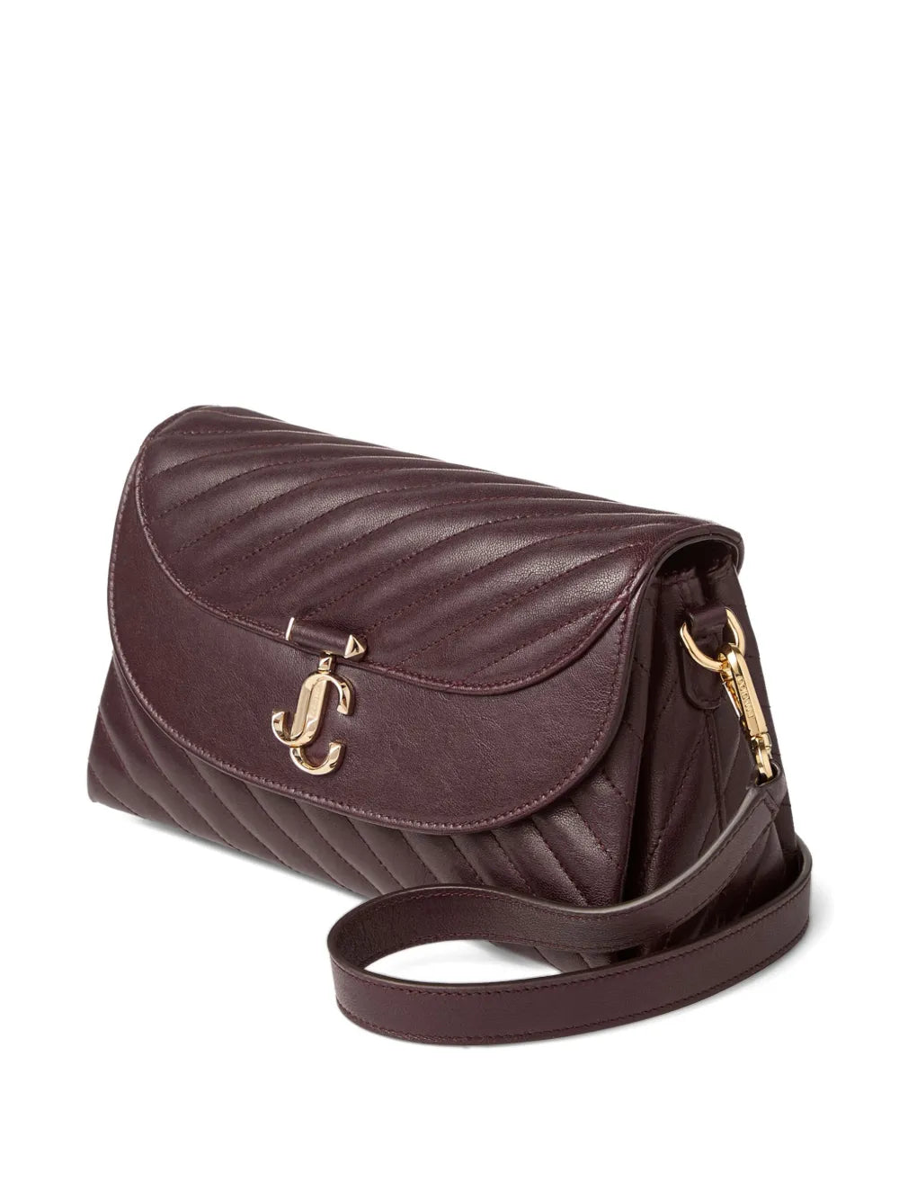 Jimmy Choo Curve Quilted Shoulder Bag