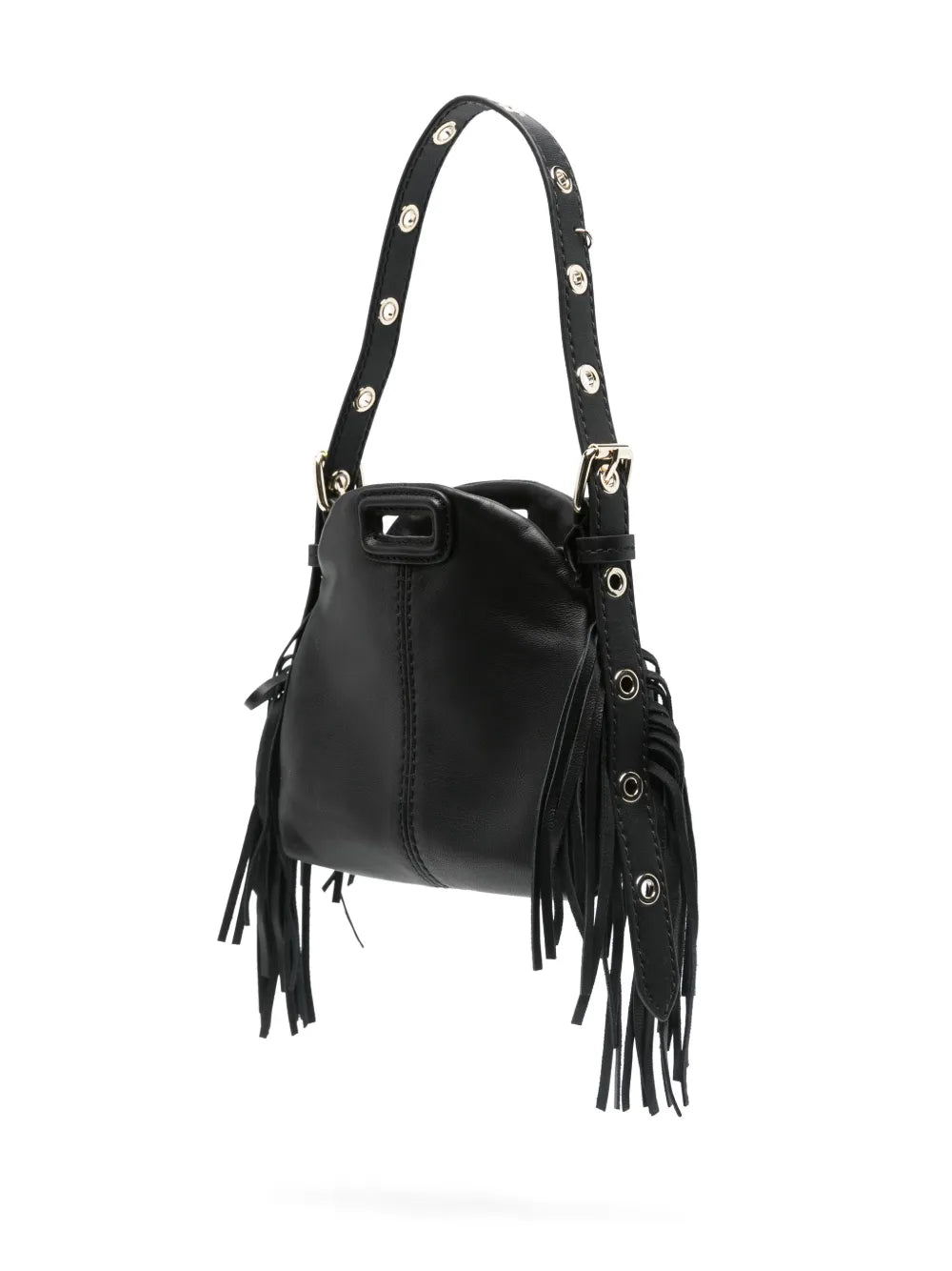 Maje Miss M Leather Micro Bag