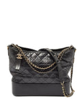 Chanel Pre Owned Gabrielle Quilted Leather Shoulder Bag