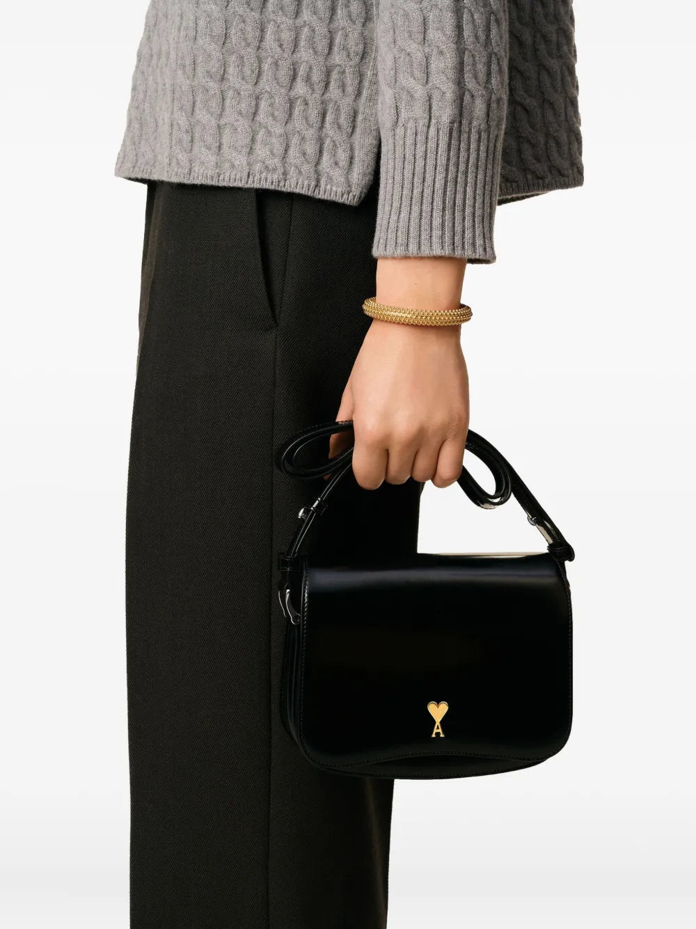 Ami Paris Paris Paris Shoulder Bag