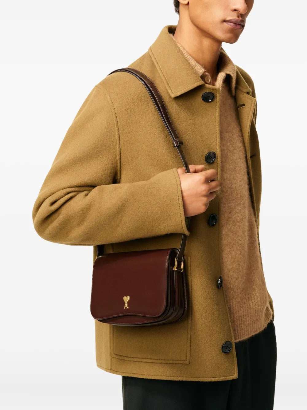 Ami Paris Paris Paris Shoulder Bag