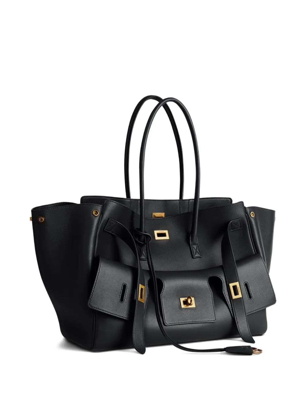 Balenciaga Medium Bel Air Leather Shoulder Bag