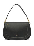 Gianni Chiarini Brooke Pebble Leather Curved Shoulder Bag