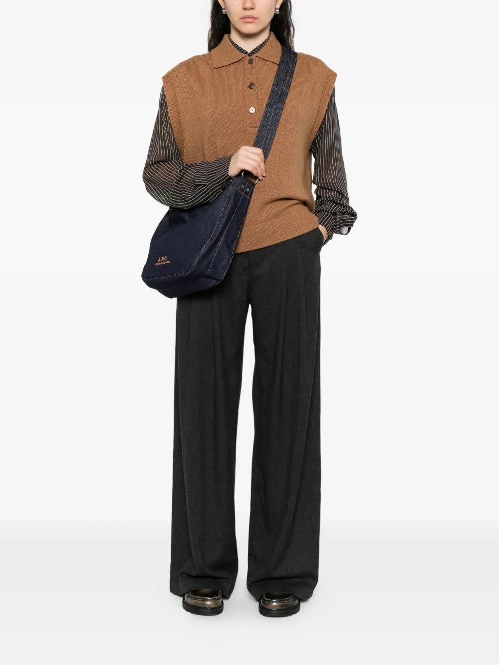 Apc Denim Shoulder Bag