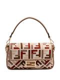Fendi Medium Baguette Ff Motif Shoulder Bag