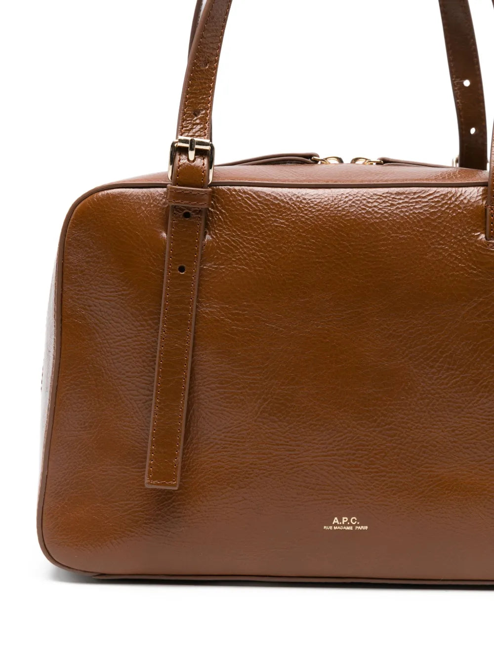 Apc Buckle Fastening Leather Shoulder Bag