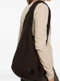 Bimba Y Lola Leather Trimmed Shoulder Bag