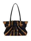 Ferragamo Medium Soft Animal Print Gancini Pin Shoulder Bag