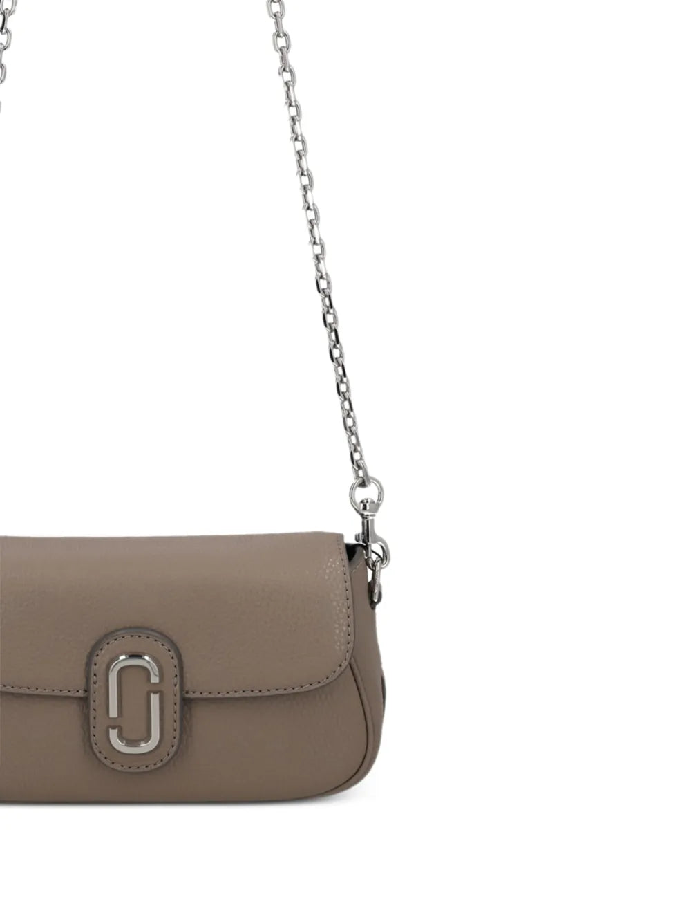 Marc Jacobs The Pebble Clover Chain Logo Shoulder Bag