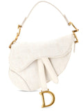 Christian Dior Pre Owned Saddle Handbag Oblique Canvas Mini Shoulder Bag