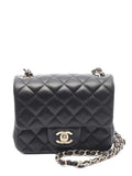 Chanel Pre Owned 2020 2021 Mini Classic Flap Matelasse Chain Shoulder Bag