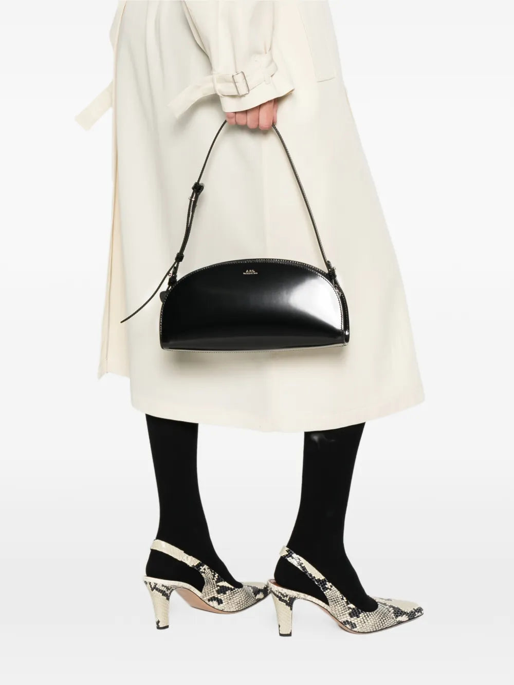 Apc Small Demi Lune Shoulder Bag