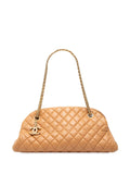 Chanel Pre Owned 2010 2011 Medium Lambskin Just Mademoiselle Bowling Bag Shoulder Bag