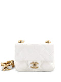 Chanel Pre Owned Funky Town Flap Bag Quilted Lambskin Mini Shoulder Bag