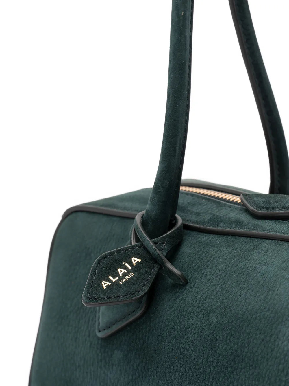 Alaia Zip Leather Shoulder Bag
