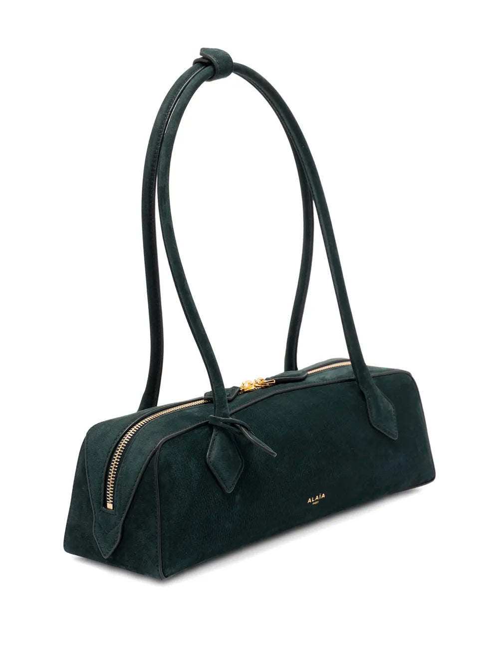 Alaia Zip Leather Shoulder Bag