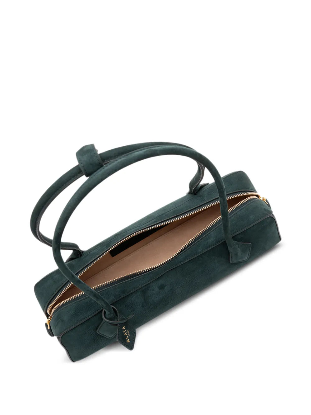Alaia Zip Leather Shoulder Bag