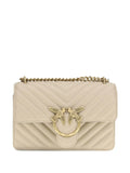 Pinko Love Chevron Chain Shoulder Bag