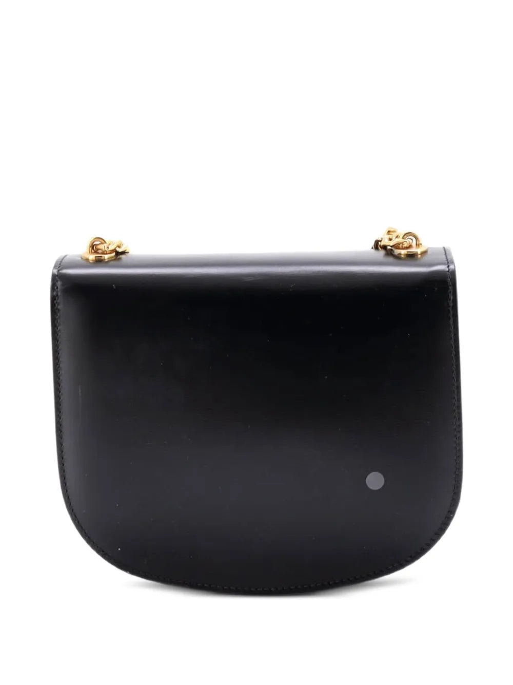 Celine Pre Owned Triomphe Besace Clea Chain Flap Bag Leather Shoulder Bag