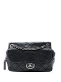Chanel Pre Owned 2013 2014 Paris Edinburgh Jumbo Quilted Calfskin Coco Sporran Flap Shoulder Bag
