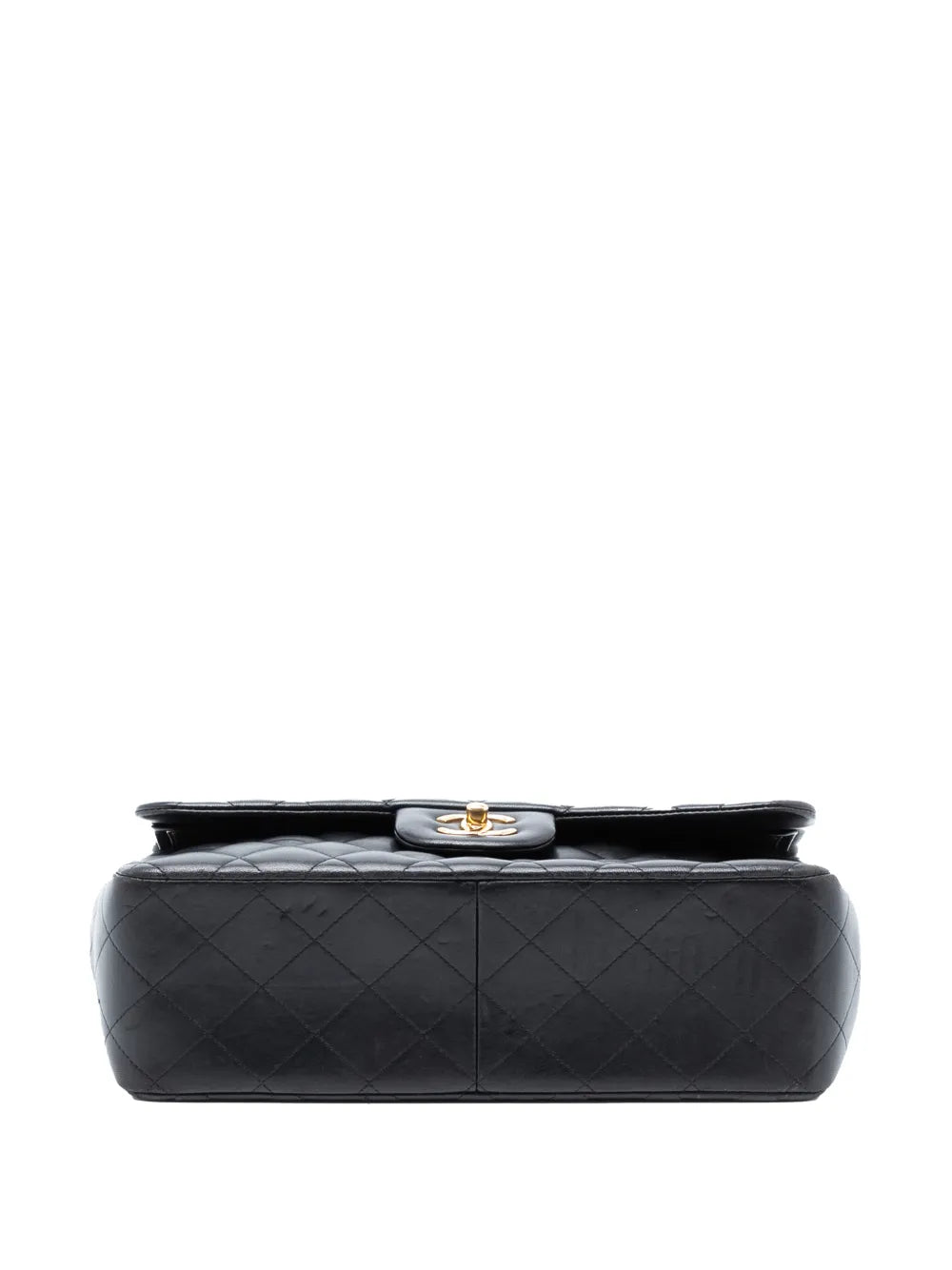Chanel Pre Owned 2014 Jumbo Classic Lambskin Double Flap Shoulder Bag
