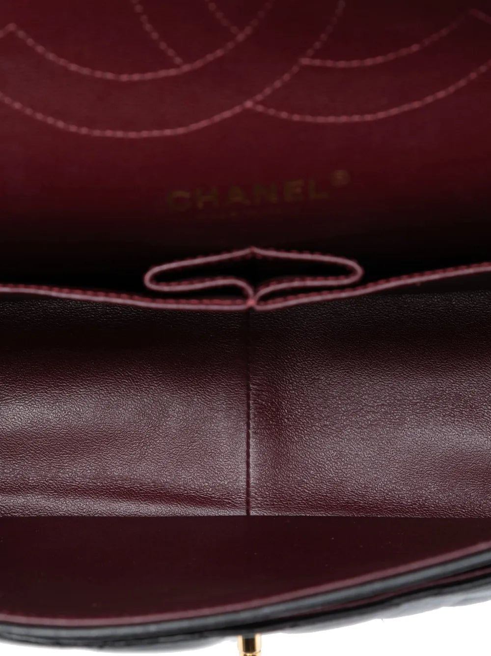 Chanel Pre Owned 2014 Jumbo Classic Lambskin Double Flap Shoulder Bag