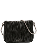 Miu Miu Pre Owned 2010 2025 Nappa Matelasse Sassy Shoulder Bag